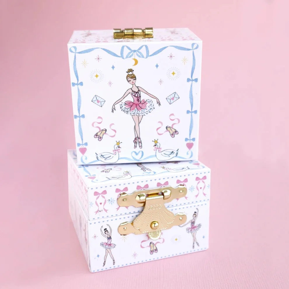 Pink Shining Star Earrings- Ballerina Box
