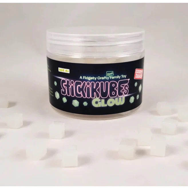 STICKIKUBES - GLOW IN THE DARK TUB - 125PC