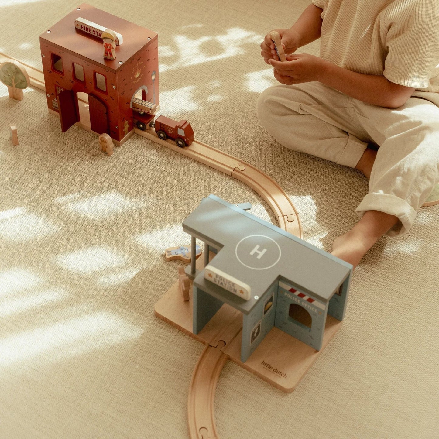 Little Dutch- Wooden Police Station