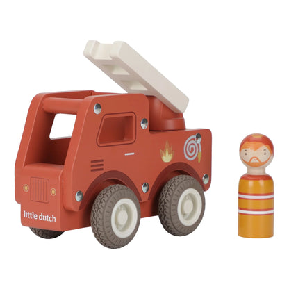 Little Dutch- Wooden Fire Truck