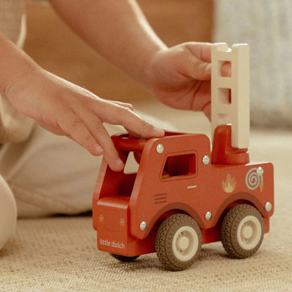 Little Dutch- Wooden Fire Truck
