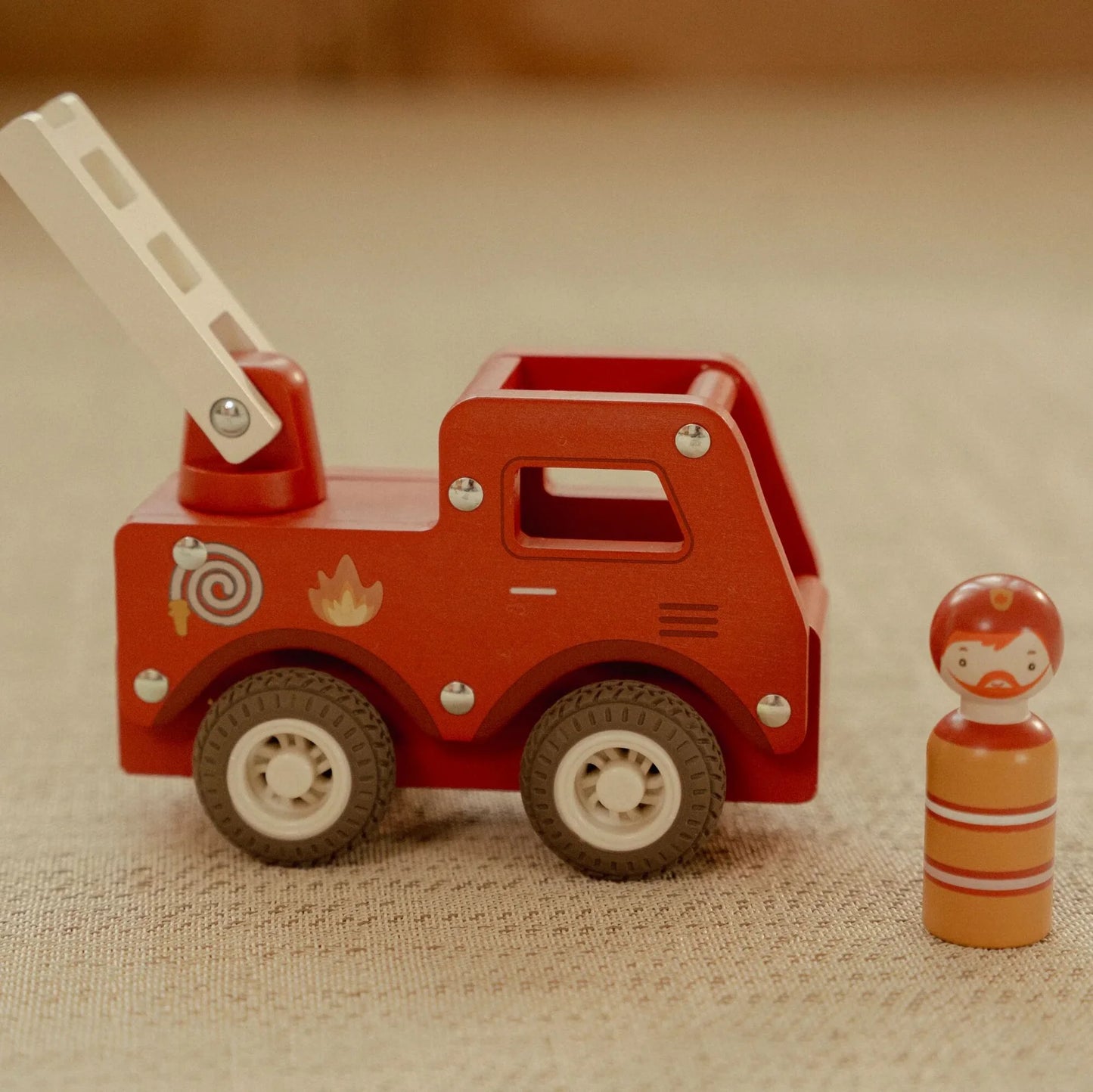 Little Dutch- Wooden Fire Truck