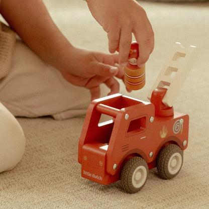 Little Dutch- Wooden Fire Truck