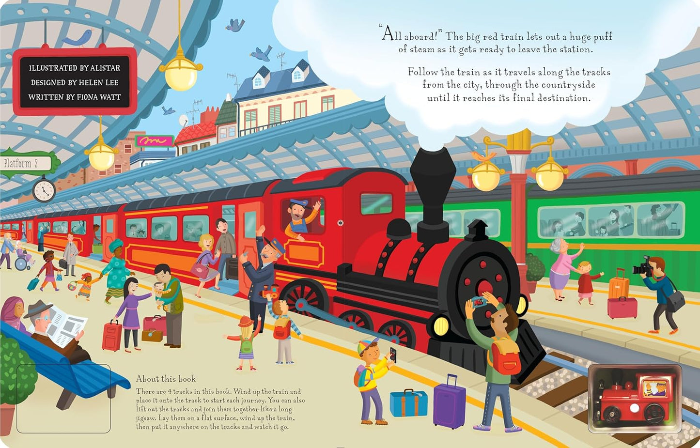 Wind-Up Train - Interactive Book