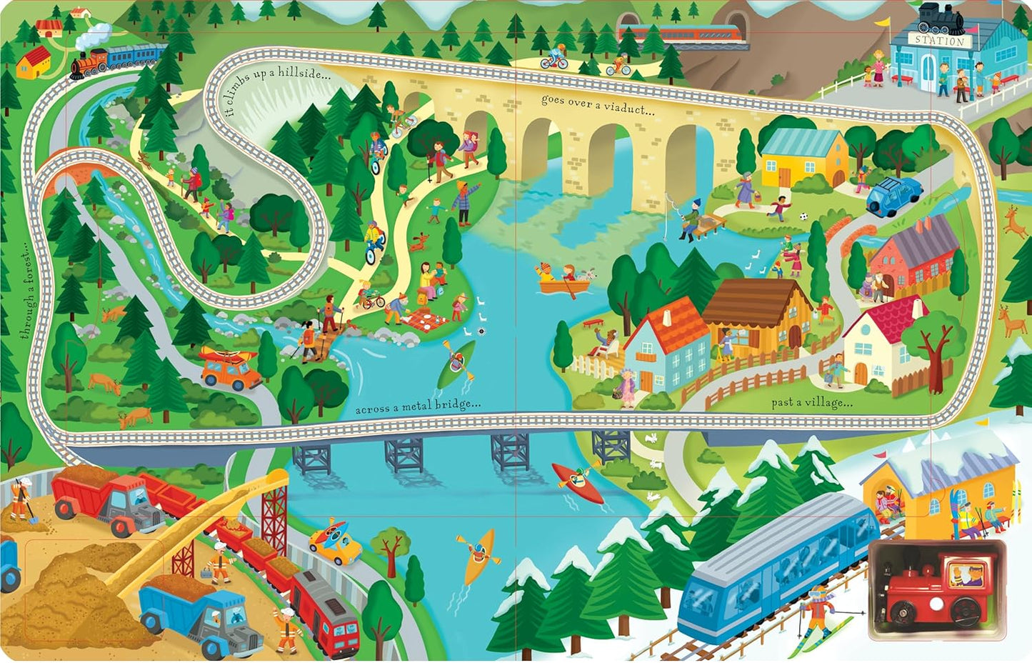 Wind-Up Train - Interactive Book