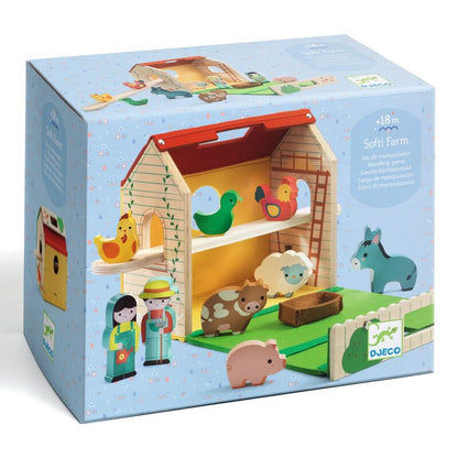 Softi-Farm Felt & Wood Play Set
