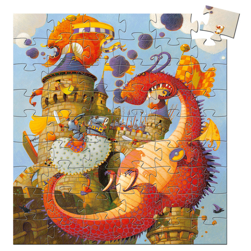 Vaillant And The Dragon 54 piece Silhouette Puzzle