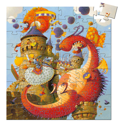 Vaillant And The Dragon 54 piece Silhouette Puzzle
