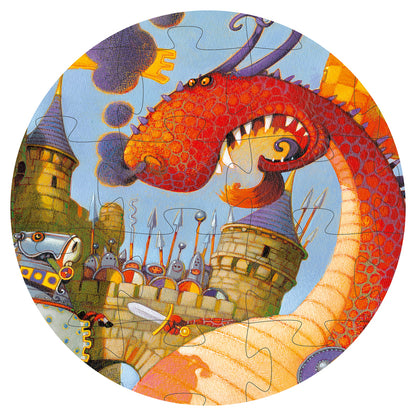 Vaillant And The Dragon 54 piece Silhouette Puzzle