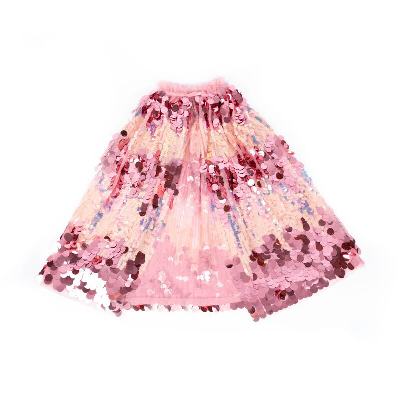 5th Avenue Pink Pailette Cape Size 4-6