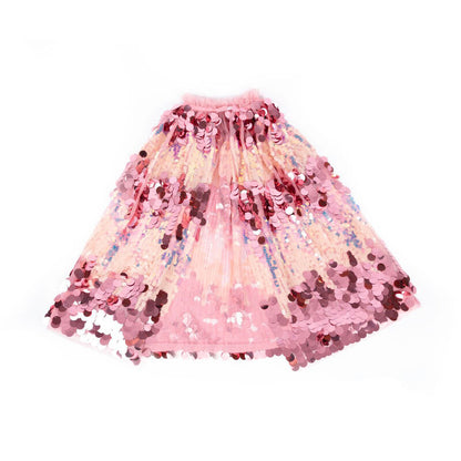 5th Avenue Pink Pailette Cape Size 4-6