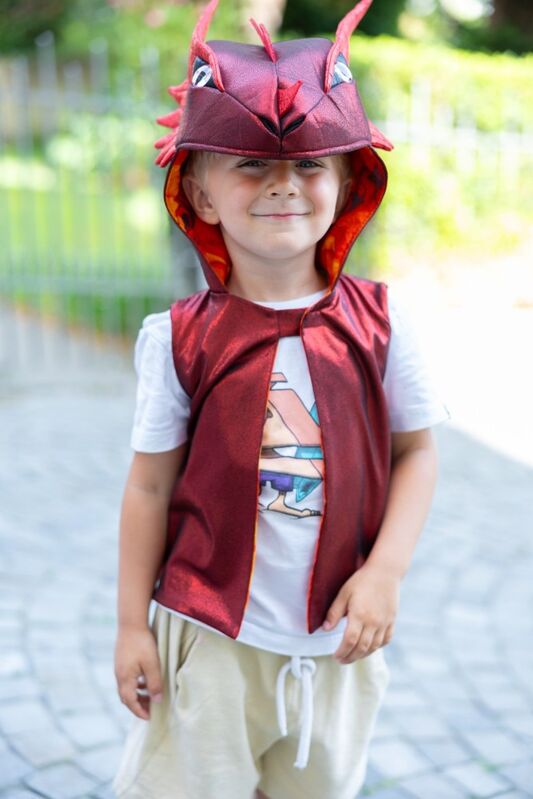 All Day Everyday Red Dragon Vest Size 3-4