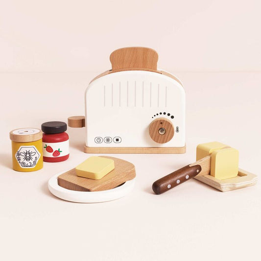 Wooden Toaster Set