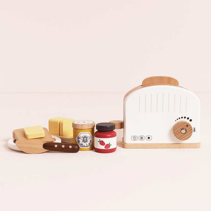 Wooden Toaster Set