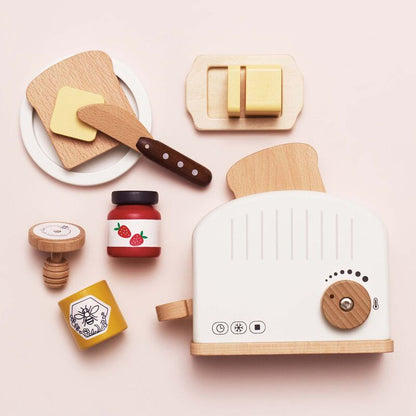 Wooden Toaster Set