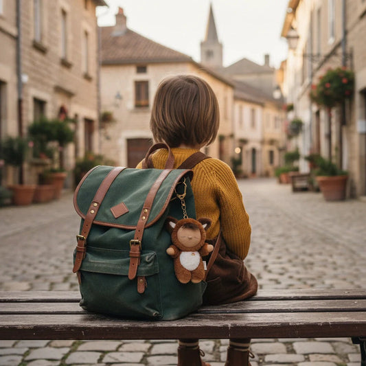 Cozy Bag Charm - Fox Finnley - Rust