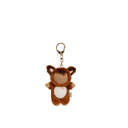 Cozy Bag Charm - Fox Finnley - Rust
