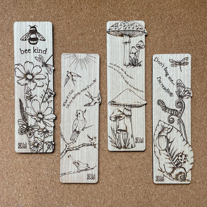 Your Wild - Wooden Bookmark