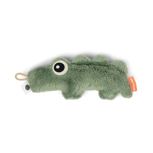 Tiny Sensory Rattle - Croco Green