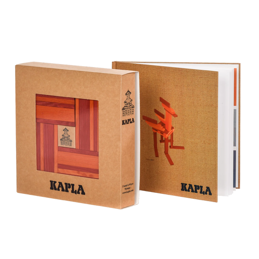 Kapla - Book and Colours (Red/Orange)