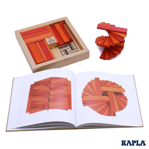 Kapla - Book and Colours (Red/Orange)