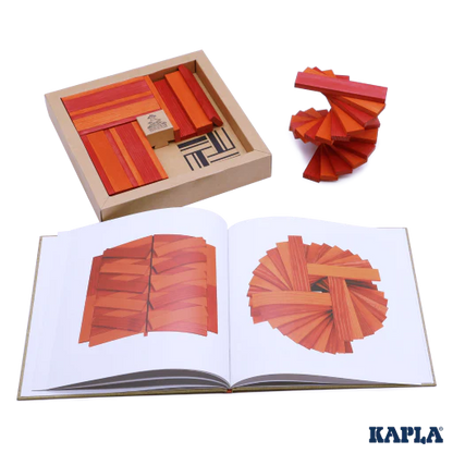 Kapla - Book and Colours (Red/Orange)