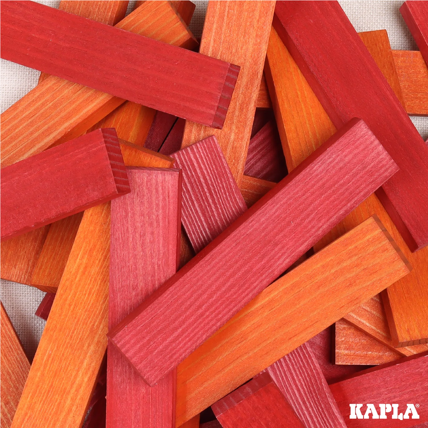 Kapla - Book and Colours (Red/Orange)