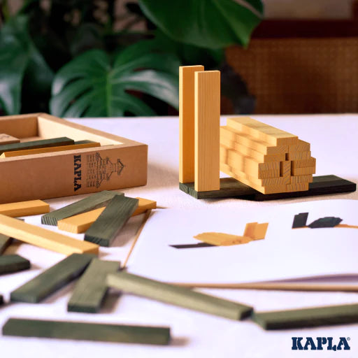 Kapla - Book and Colours (Yellow/Green)