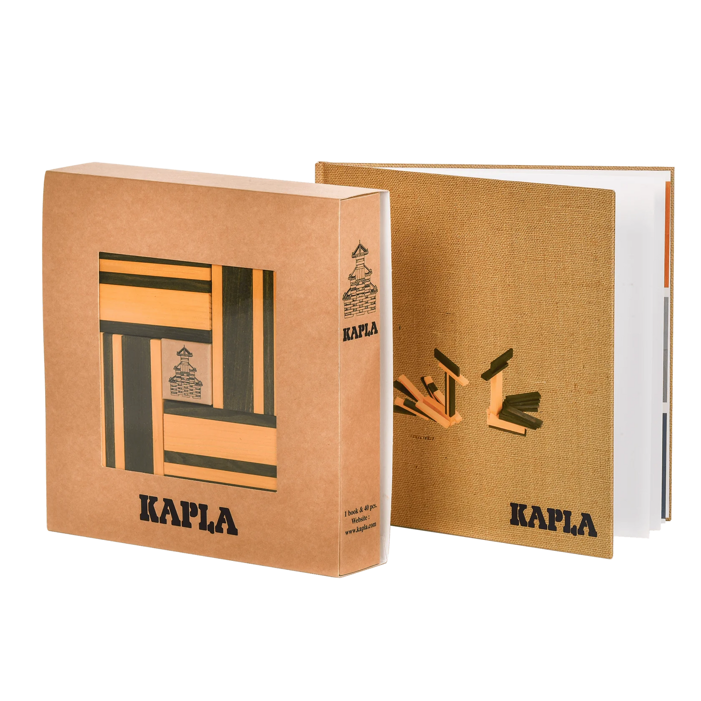 Kapla - Book and Colours (Yellow/Green)