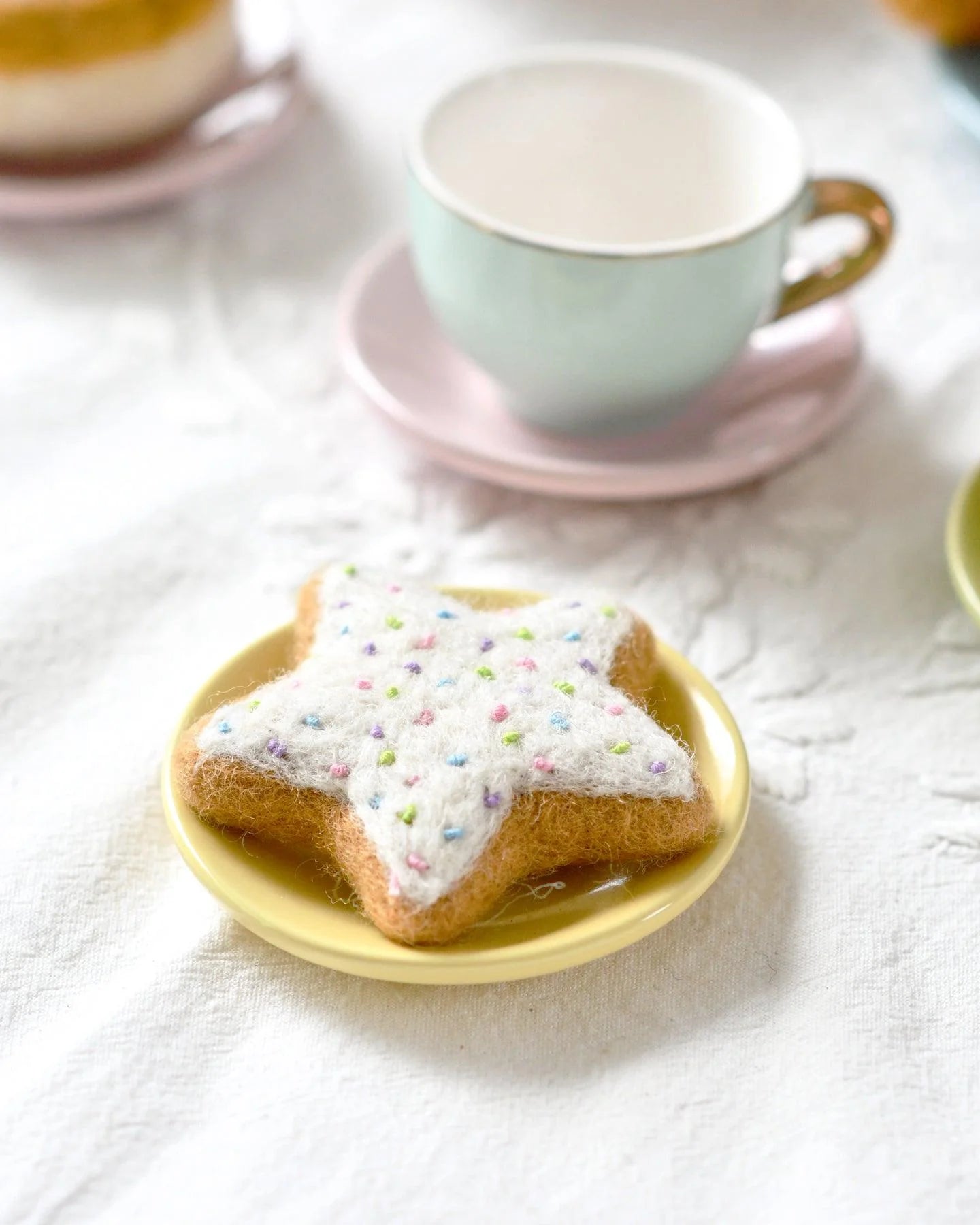 Felt Star Icing Cookie with Sprinkles