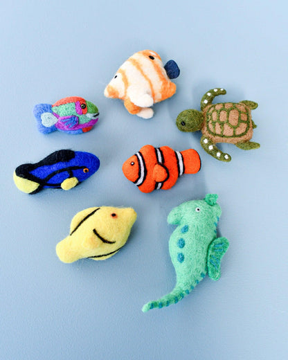 Felt Coral Reef Fish Toys Set