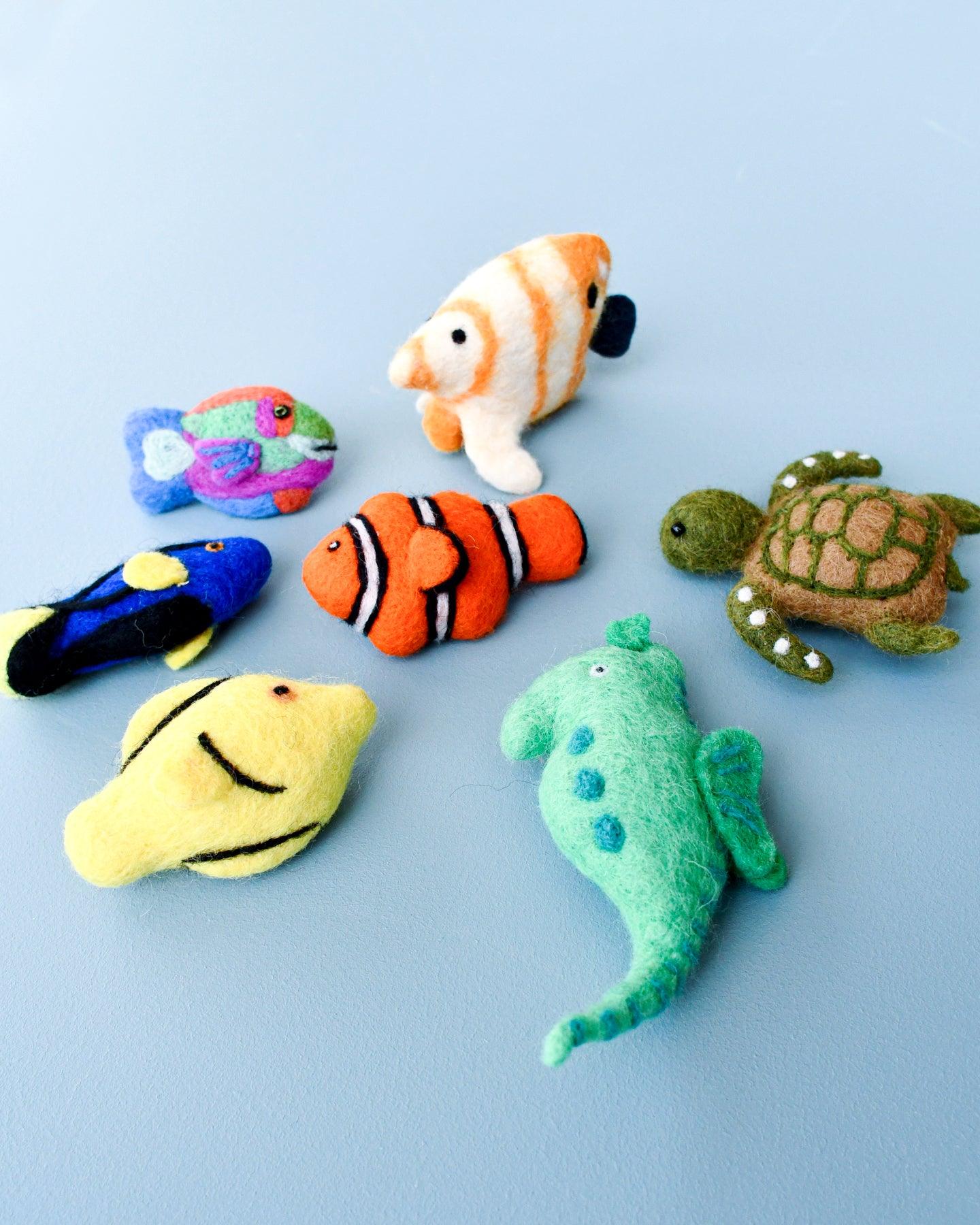 Felt Coral Reef Fish Toys Set