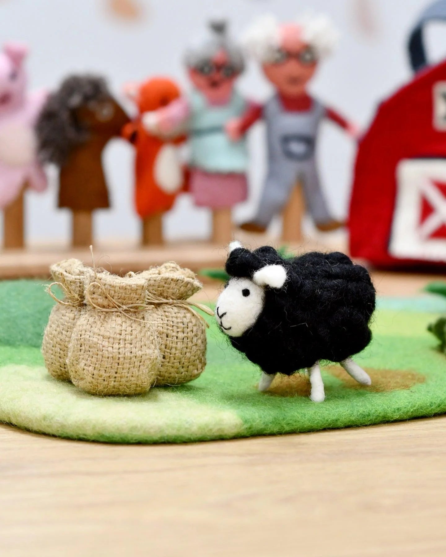 Felt Baa Baa Black Sheep Toy