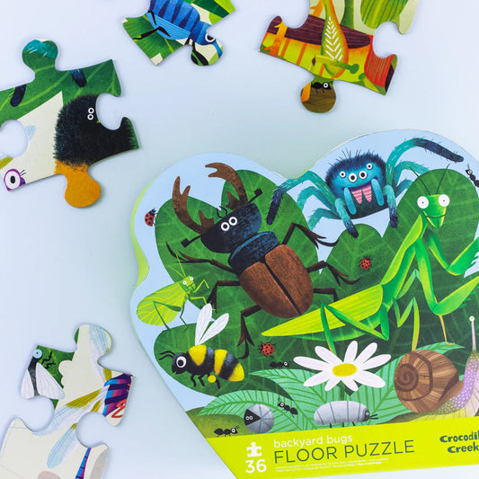 Classic Floor Puzzle 36pc - Backyard Bugs