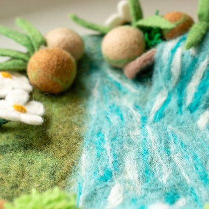 GUS + MABEL- Wispy Waters Way Felt Mat