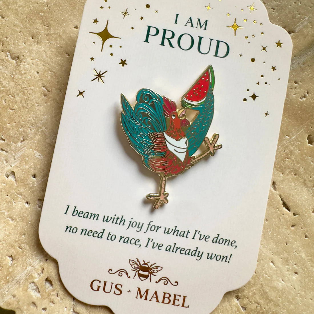 GUS + MABEL Positivity Pins