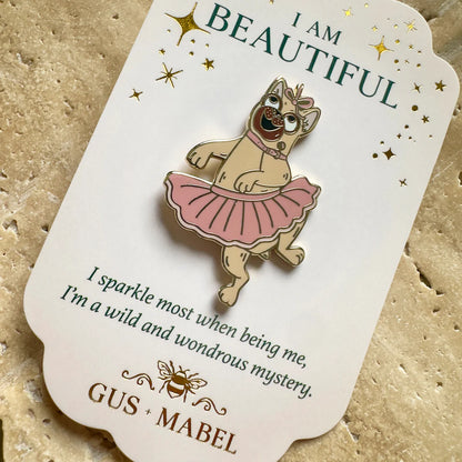 GUS + MABEL Positivity Pins
