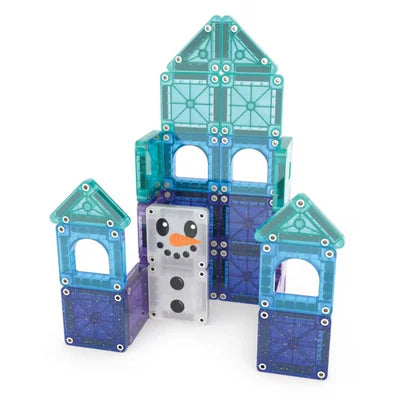 Magna-Tiles - microMAGS Winter Wonder Travel Set - 26 Pieces