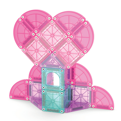 Magna-Tiles - microMAGS Heart to Heart Travel Set - 26 pieces