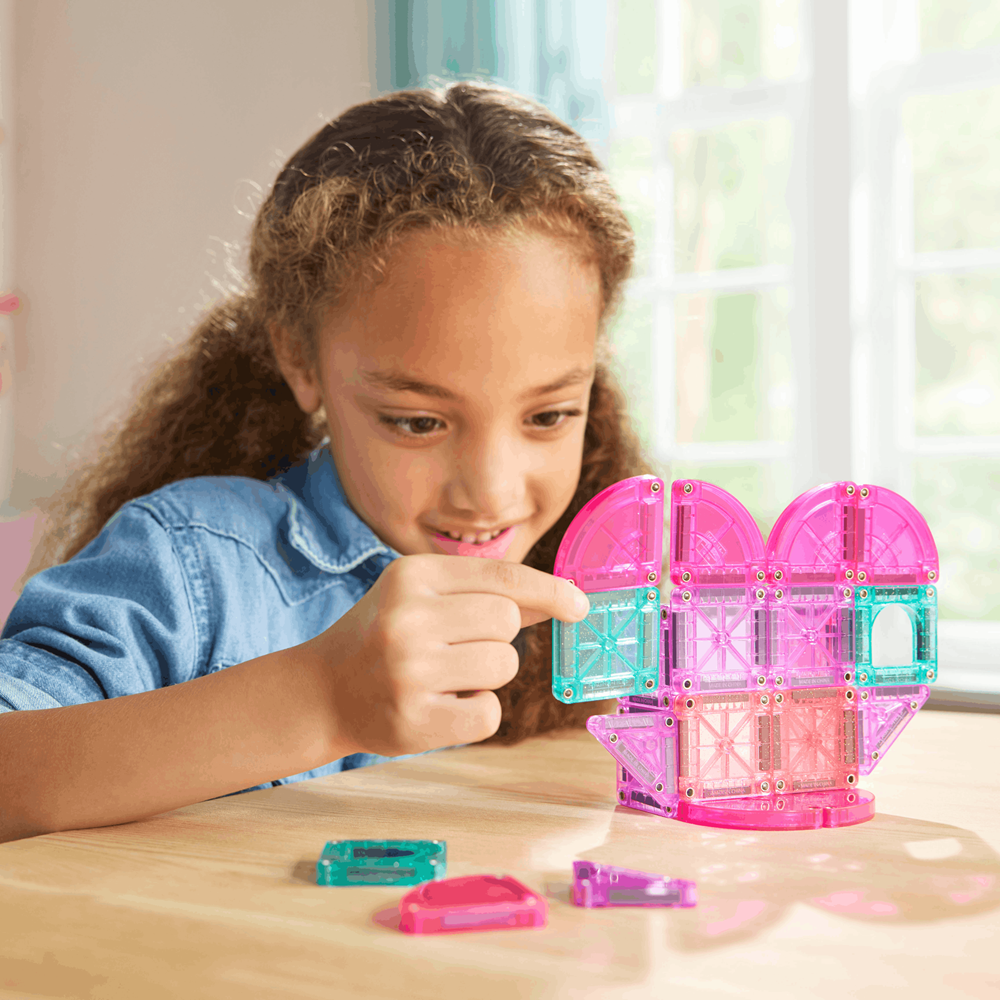 Magna-Tiles - microMAGS Heart to Heart Travel Set - 26 pieces