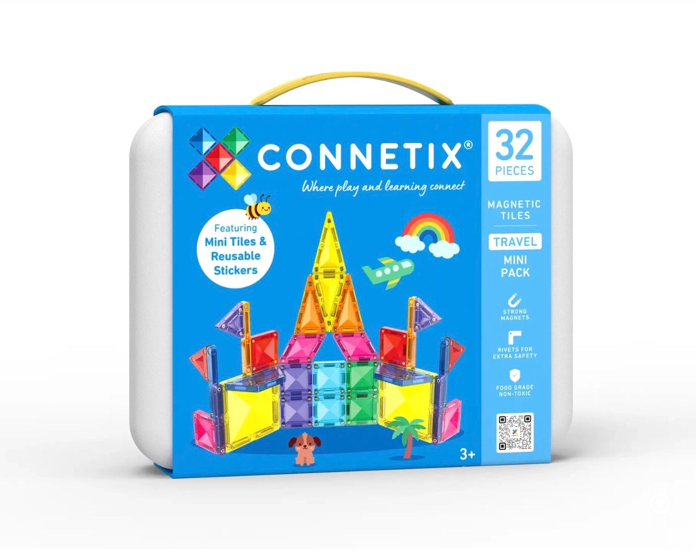 32 pc Travel Mini Pack - Connetix Tiles