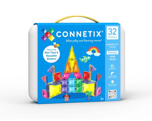 32 pc Travel Mini Pack - Connetix Tiles