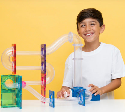 47 pc Ball Run Launcher Pack - Connetix Tiles