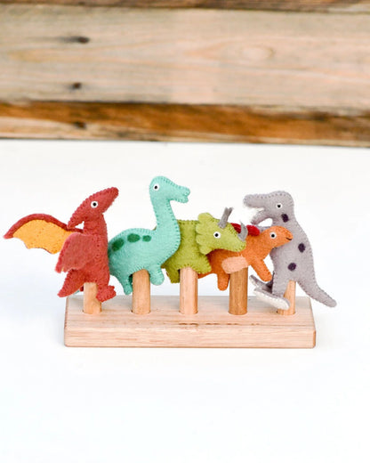 DINOSAUR FINGER PUPPETS SET