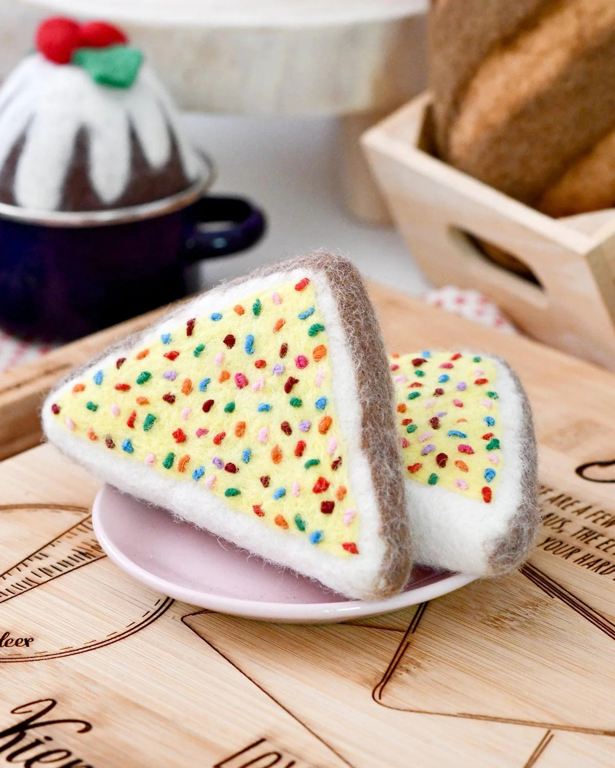 FELT FAIRY BREAD (SET OF 2)