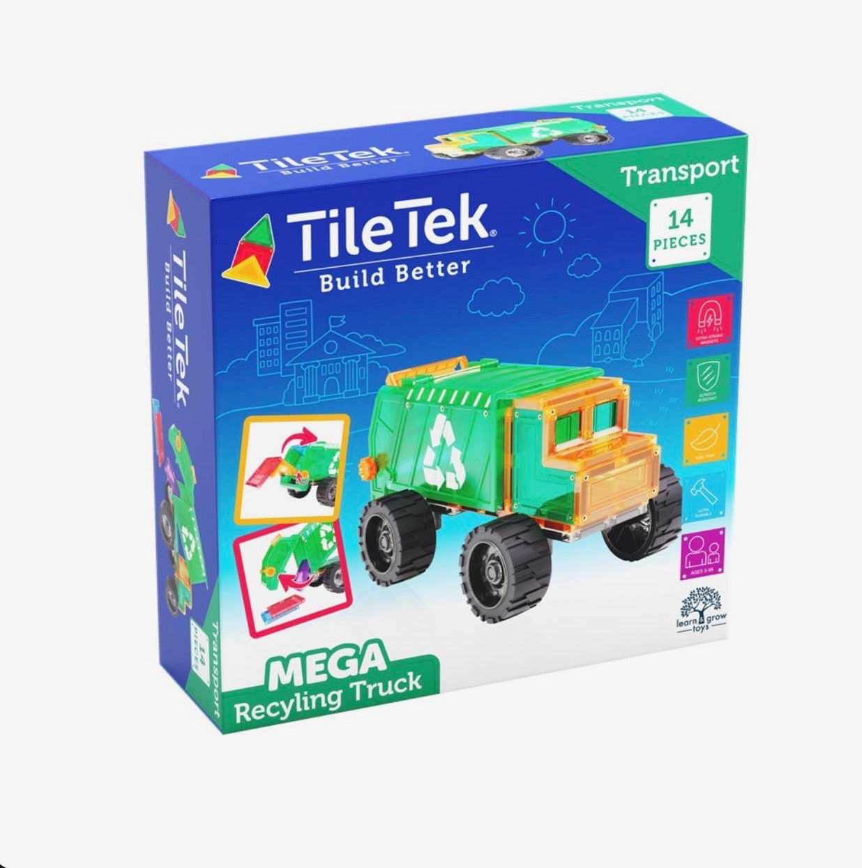 14 Piece Mega Recycling Truck - TileTek