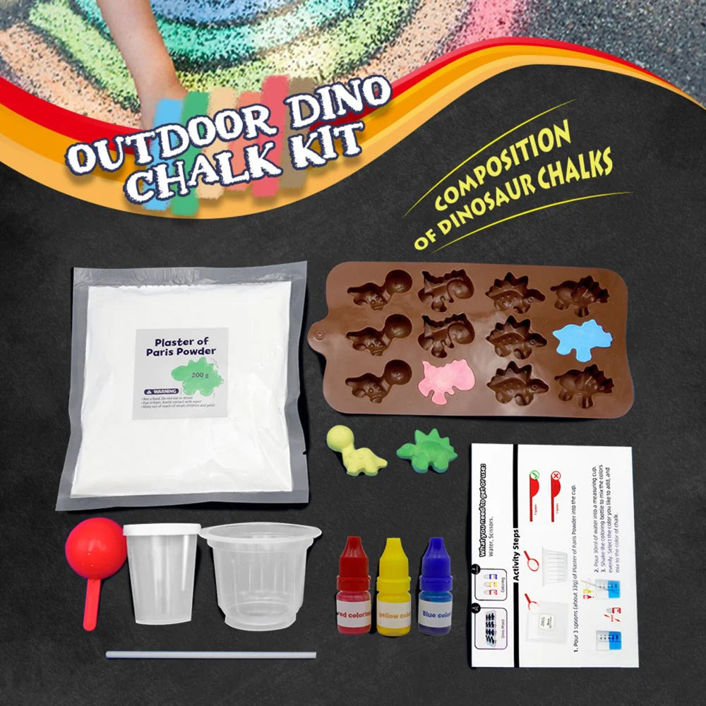 Outdoor Chalk Making Kit - Dinosaurs