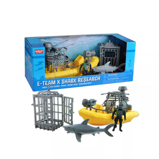 Wild Republic E-Team X Shark Set Playset
