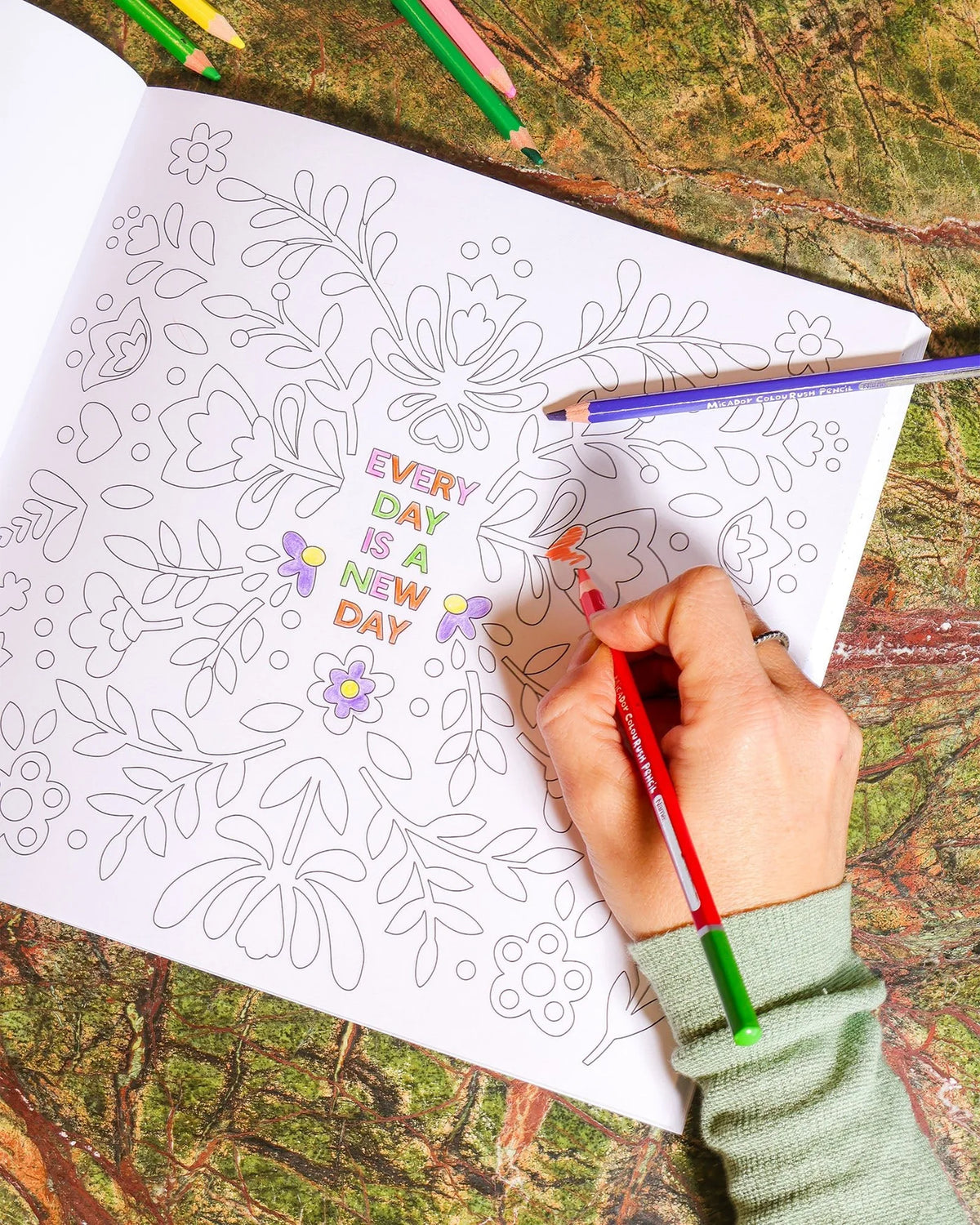 AFFIRMATIONS COLOURING BOOK