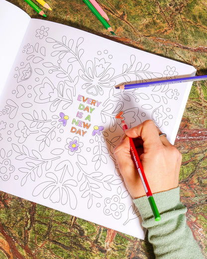 AFFIRMATIONS COLOURING BOOK